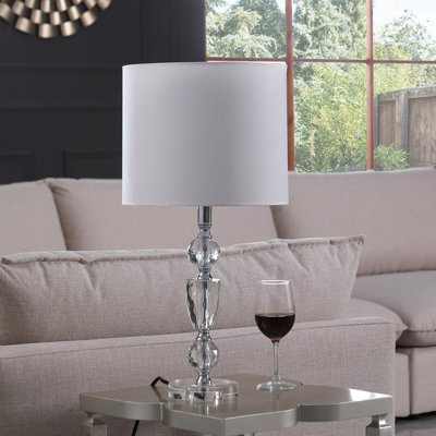 Cale Cut-Crystal Modern Table Lamp