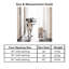 Clear Freestanding Pet Gate with Door 36"w x 30"h-798358678