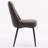 Modern Chenille Fabric Upholstered Dining Chairs Armless Side Chairs with Color-Matched Metal Frame For Kitchen Dining Room-155127101-148779388