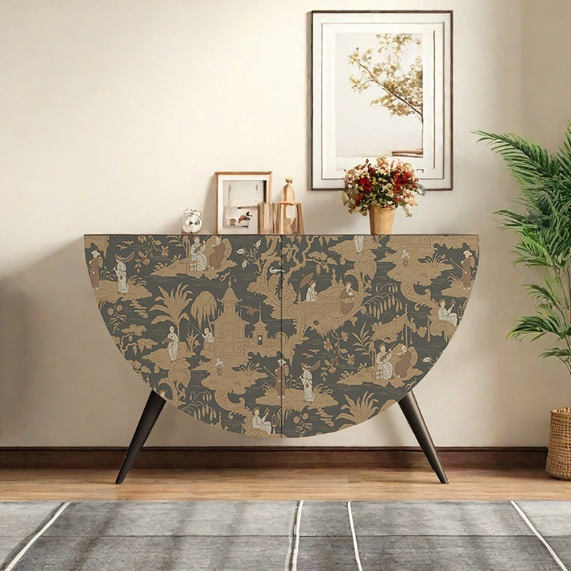 59in Two-door Semicircular Sideboard