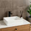 Lavabo de meuble-lavabo de salle de bain rectangulaire en céramique blanc 19 po x 15 po x 5 po Eleen