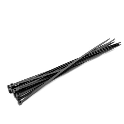 Heavy Duty Extra Long Cable Ties Black Zip Tie Wraps 80 Pieces