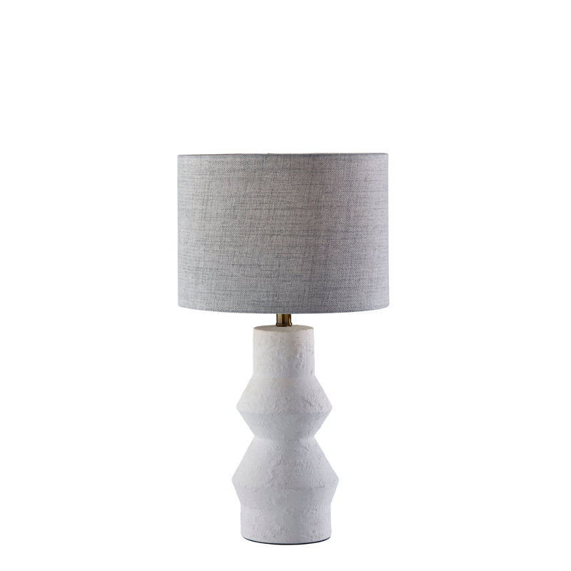 Lampe Jefferson, Gris clair, Blanc
