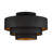 Hollenbeck 4 Light Black Extra Large Semi-Flush