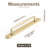 Solid Spindle Bar Pull With Backplate(Cban)-119745947-119745945