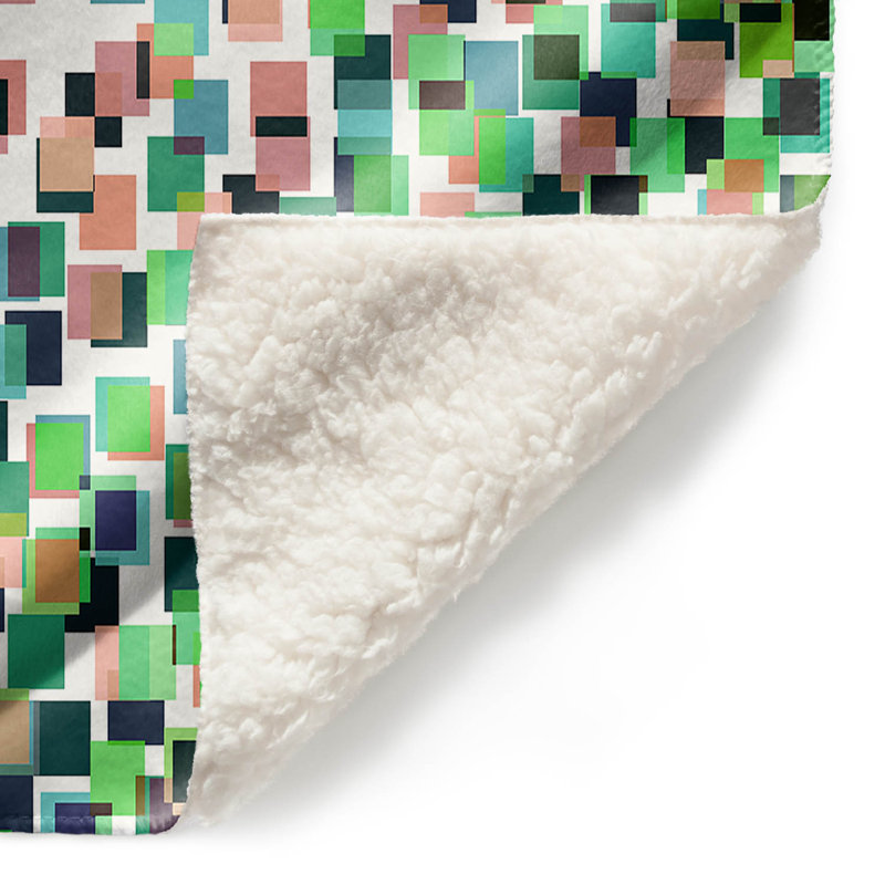 Couverture digital splash 8 sherpa doux, l 51 po x L 60 po