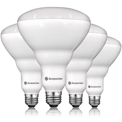 13 watts (équivalent à 85 watts), DEL BR40, ampoule à intensité variable, culot E26 / moyen (standard)
