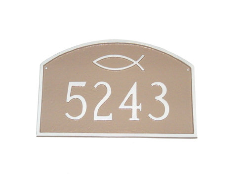 Enseigne d’adresse pour pelouse sur 1 ligne Prestige, Fer suédois / Noir