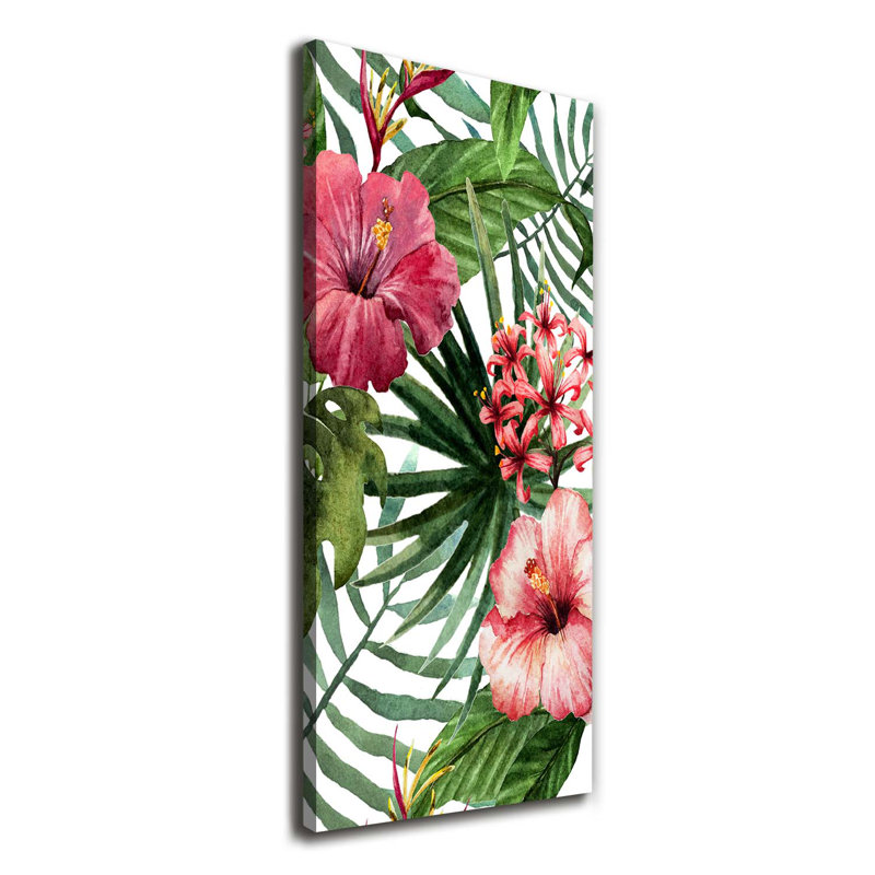Hawaiian Pattern - Wrapped Canvas Print