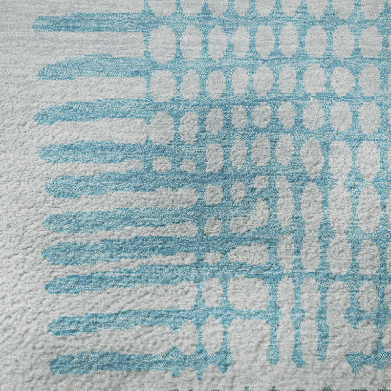 Premium Machine Washable Pinkston AMF1975 Geometric Rug, Rectangle 2'6" x 3'10"