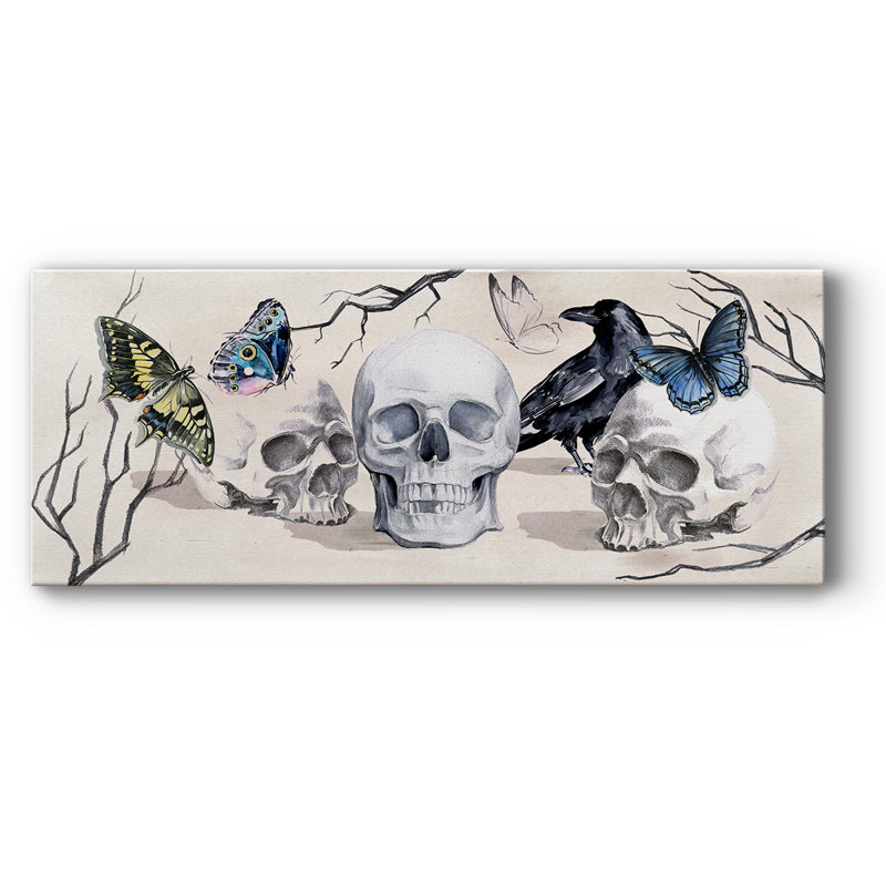 " Nevermore Collection D ", 8" H x 20" W x 1.5" D