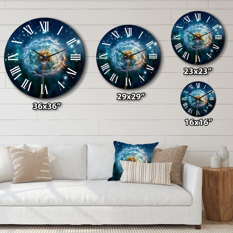 Horloge murale Dandelion, Très grand