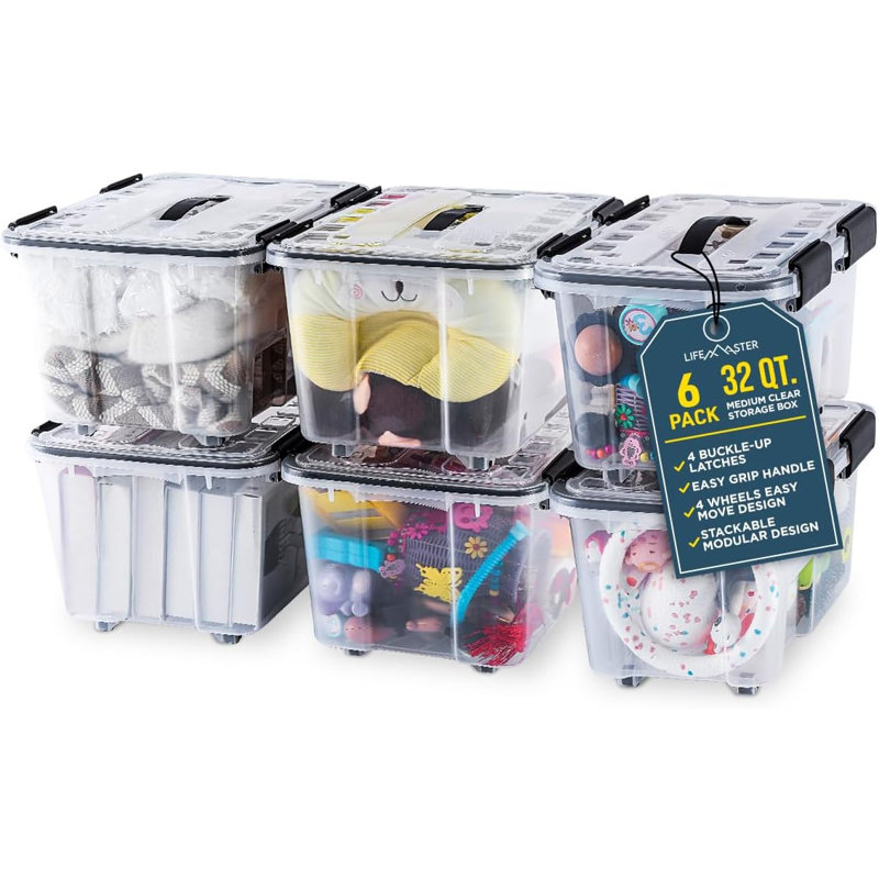 Gracie Oaks Material Bin, 32 qt