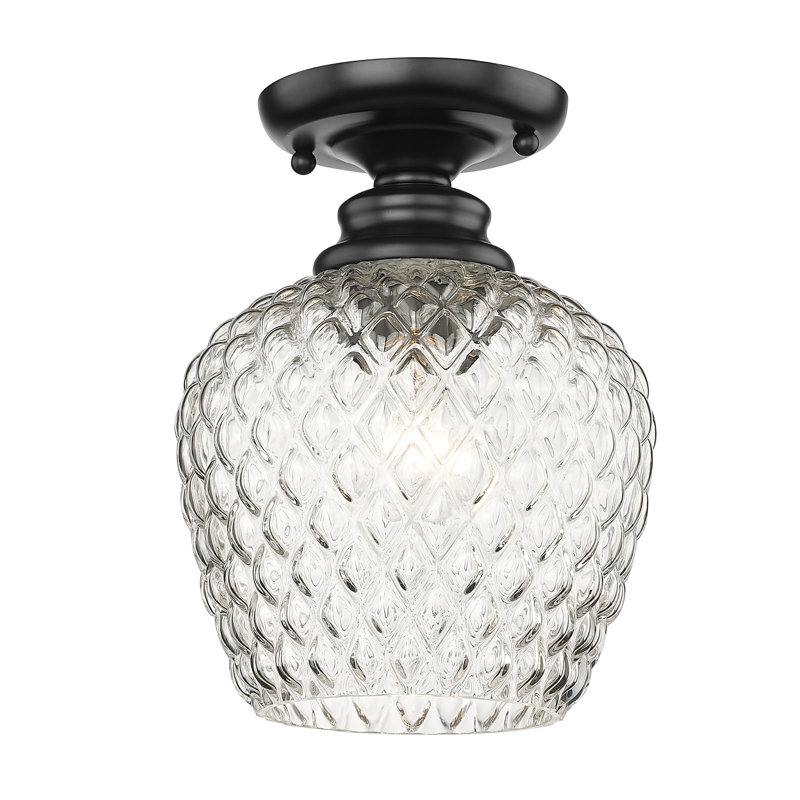 Farihah Glass Semi Flush Mount
