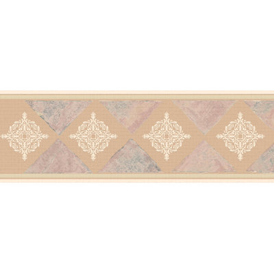 Casea Peel & Stick Damask Border