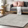 Handmade Braided Wool Light Gray Rug
