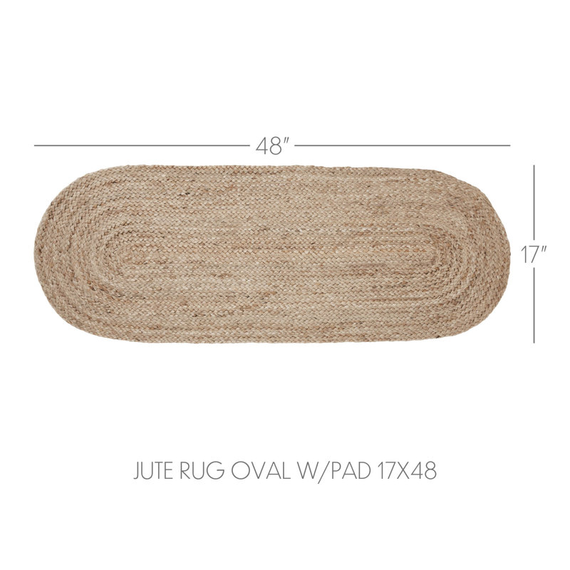 Tapis ovale Abitha 1 pi 5 po x 4 pi