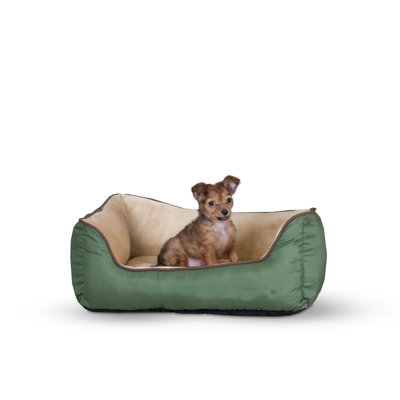 Lit pour chien auto chauffant avec traversin