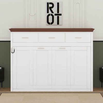 Lit escamotable simple avec tiroirs