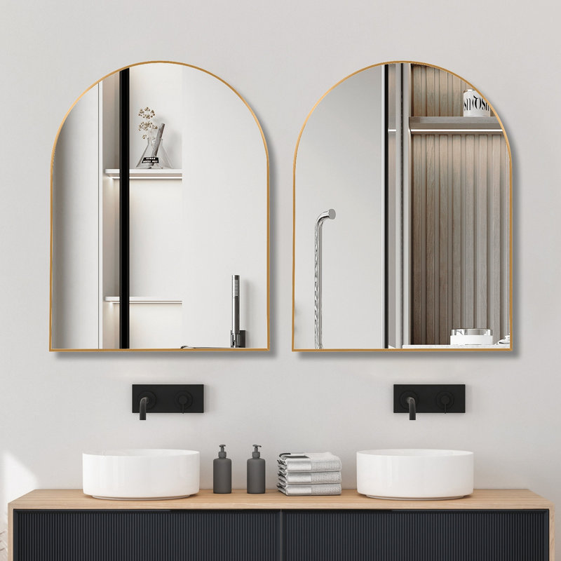 Miroir de salle de bain 30x40, Gold