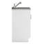 Kyle - Armoire à linge 24 po avec robinet et évier en acier inoxydable - blanc