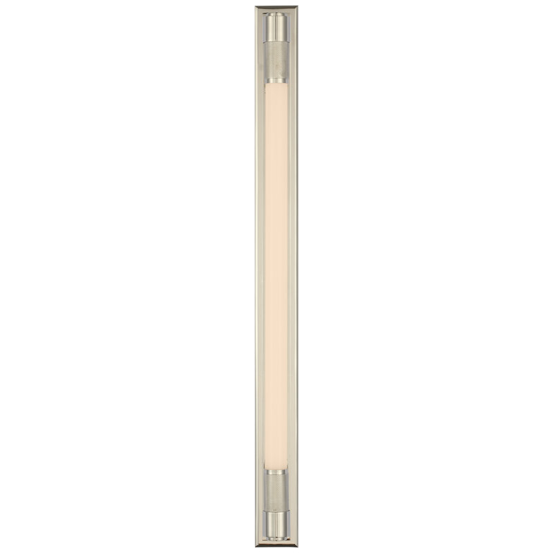 Ralph Lauren Barrett 30" Linear Bath Light with White Glass, Polished Nickel