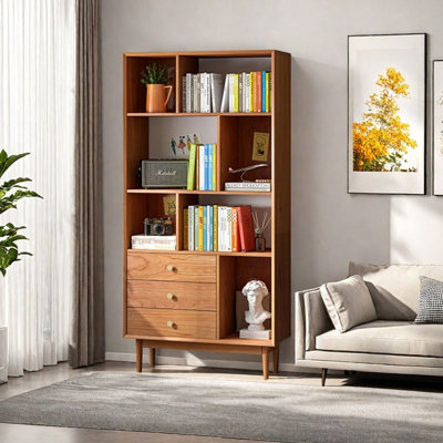Nordic style furniture bookcase
