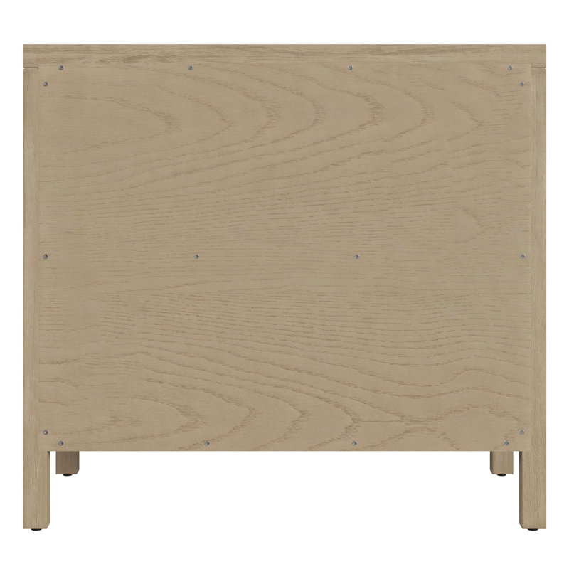 Nora 3-Drawer Chest, Light Oak