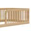Structure de lit en bois avec clôture-847773159