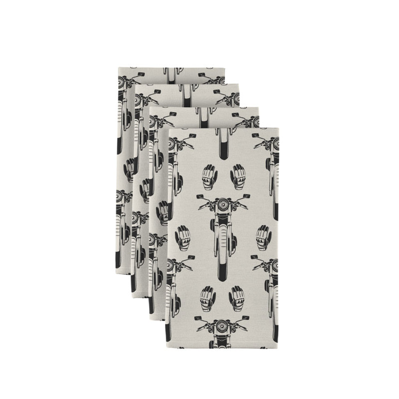 Polyester Abstract Square Napkin
