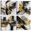 4 Piece Wrapped Canvas Print