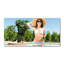 Woman By The Pool - No Frame Print on Canvas
