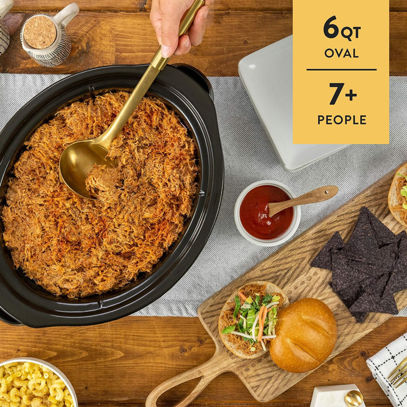 Crock-Pot Programmable 6-Quart Stainless Steel Slow Cooker with MyTime Technology