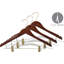 Brock Wood Hangers With Clips for Suit/Coat-31576414