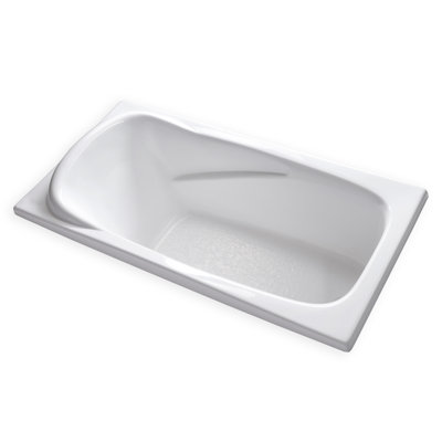 72'' x 36'' Drop-In Soaking Acrylic Bathtub