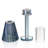 Lya 12" Crystal Glass Candle Lamp with Glass Shade, Decorative Tealight & Votive Holder, Blue-672414588