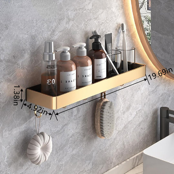 Hanging Stainless Steel Shower Caddy Everly Quinn