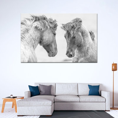 Art mural cheval élégant: toile imprimée moderne, toile tendue 1P
