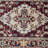 Machine Made Polyester Area Rugs - Rectangle | Red Color, Classic Oriental Traditional Design, Low Pile Machine Made Area Rugs for Living Room, Bed Room-500288061