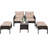 Amanti 4 - Person Patio Conversation Set with Cushions-1379607366