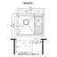 Station de travail combinée pour rince-bouteilles et lavabo en verre Ruvati-81183364