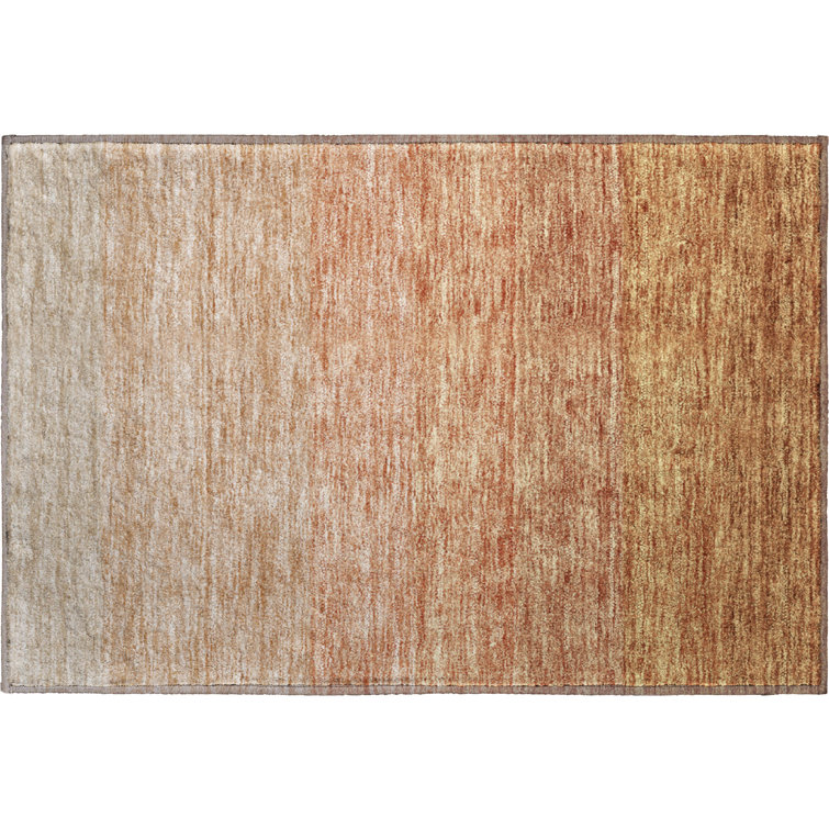 Premium Machine Washable Prisco Paprika Rug