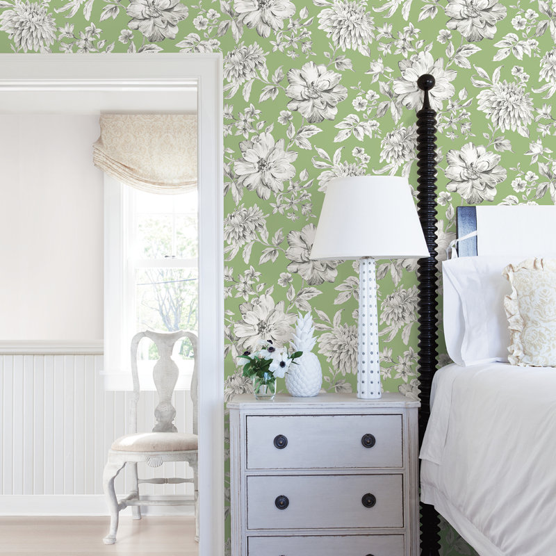 Rouleau de papier peint lisse Alsacia, Vert