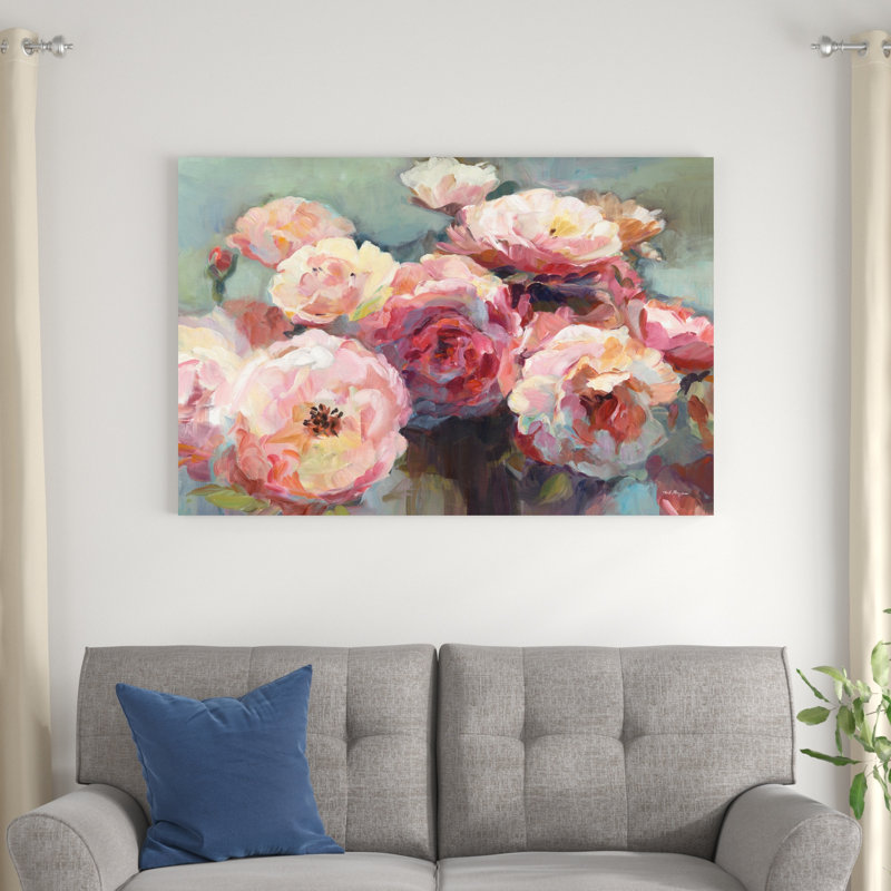 Roses sauvages, H 32 po x l 48 po