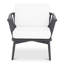 Chaise longue d'extérieur Byng - blanc chaud