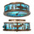 Eawood Glass Semi Flush Mount