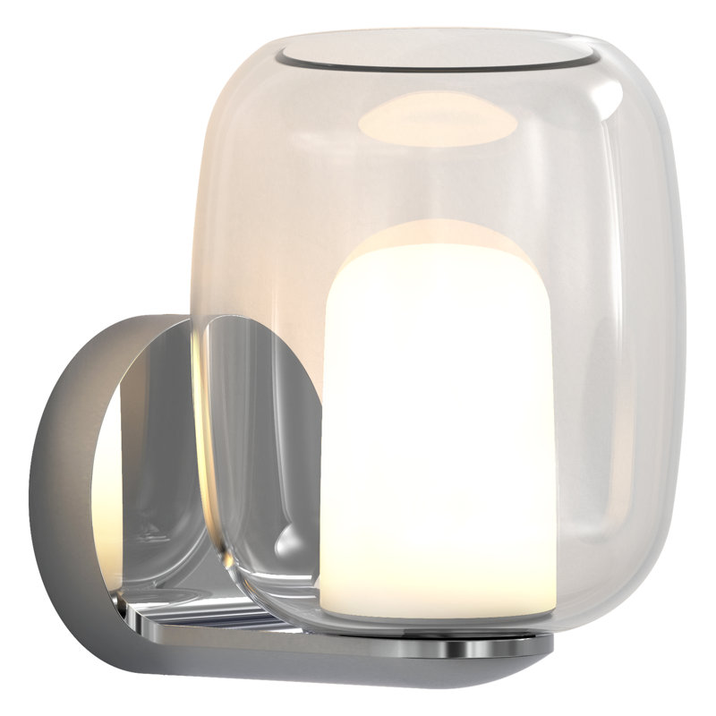 Aquina 1 - Light Armed Sconce, Polished Chrome