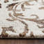 Tapis en laine / coton touffeté à la main Berman ivoire / chocolat-161882032