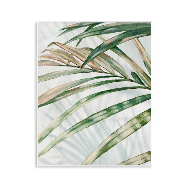 Plaque murale Frond Impression Leaves, design par Alex Black