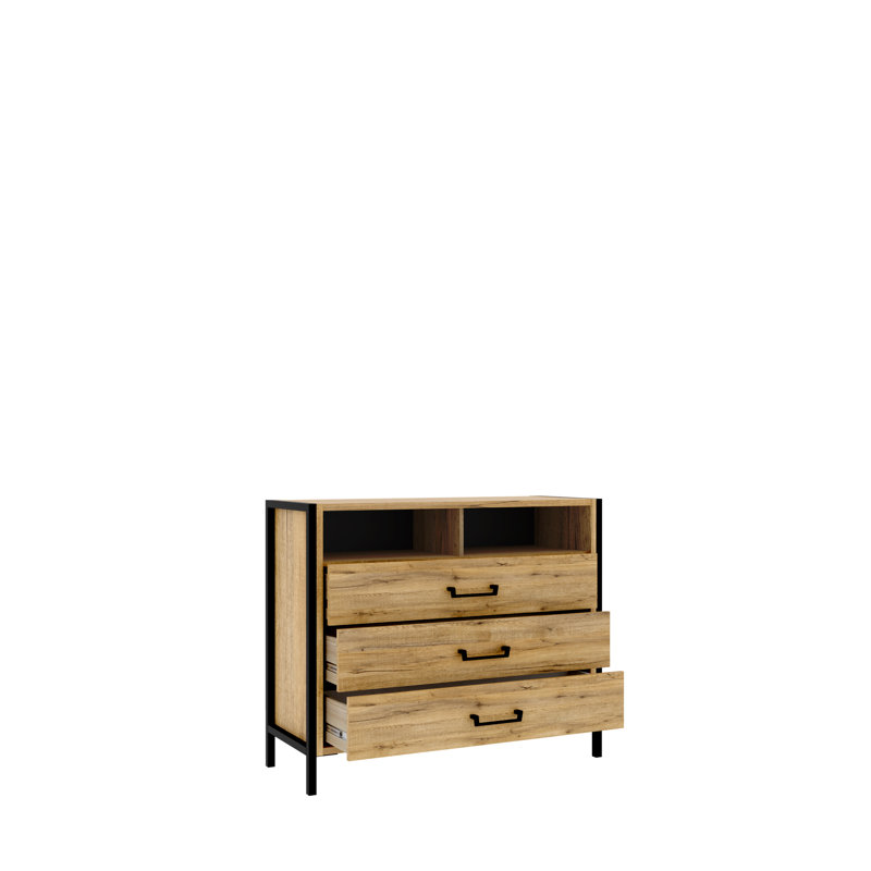 Ailbert 3 - Drawer Rectangle Accent Chest